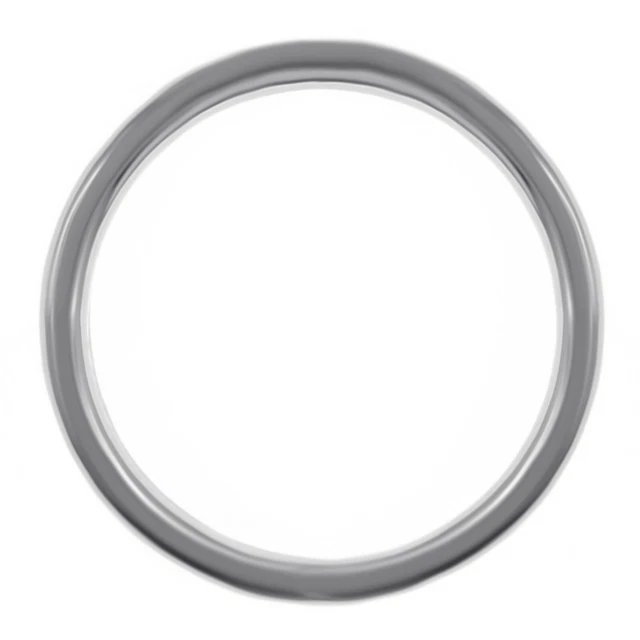 Alliance En Argent 925 Rodié - Taille 56 - Neuve De Stock Pronuptia (sans Emballage)