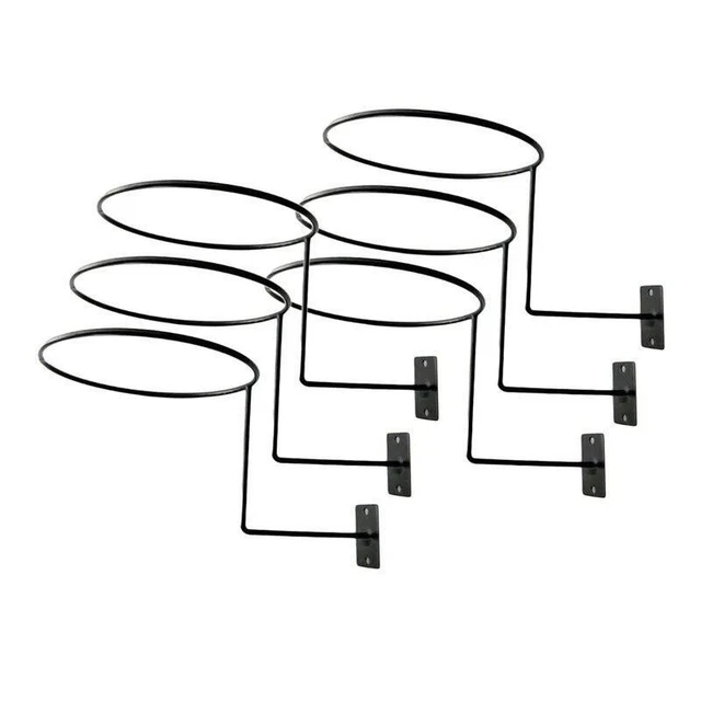 6pcs Motorcycle Helmet Holder Hanger Rack Wall Mounted Hook for Coats Hats Caps
