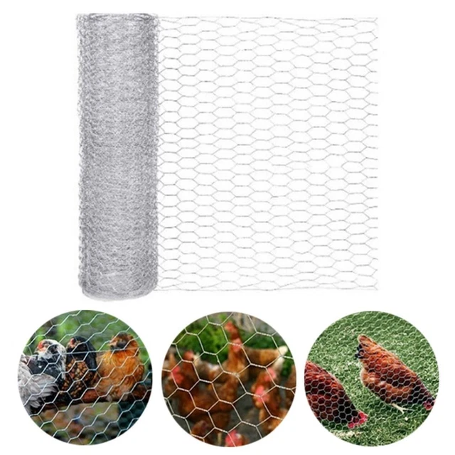 Lightweight Galvanized Wire Mesh Rust Proof Chicken Wire Fence Mesh  Garden