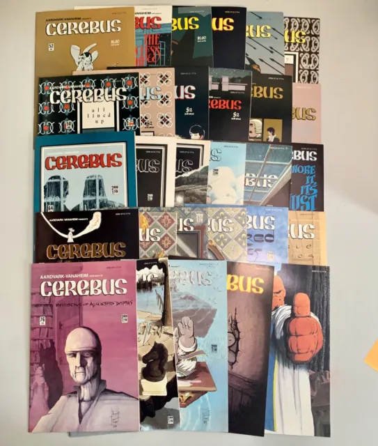 CEREBUS: Church and State 1 (complete run ) 29 issue lot - Dave Sim/Gerhard