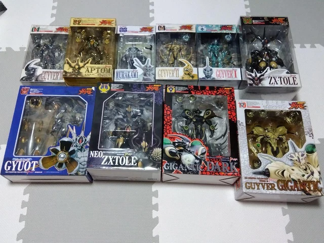 Strong Armored Guyver Action Figure Full Set Contents 10 Pieces New Box