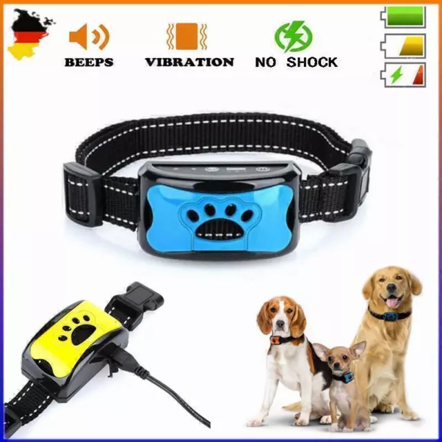 3-in-1 anti-bark dog collar, training collar, dog trainer, sound and vibration D