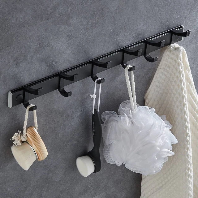 Coat Hook Wall Mount Key Bag Towel Rack Hanger Holder Coat Robe Hat Clothes Rack