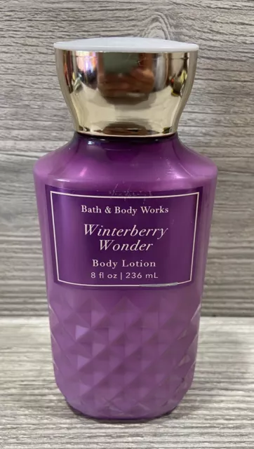 Bath & Body Works Winterberry Wonder Lotion Holiday 8 Fl Oz