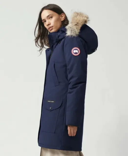 Canada Goose ( Womens Size S ) Trillium Down Parka  Jacket Coat  Navy Blue 6550L