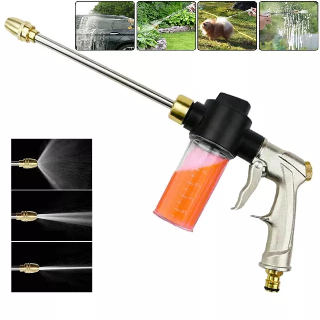 Car Snow Foam Washer Gun High Pressure Garden Wash Cleaning Soap Bottle Sprayer