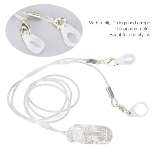 Hearing Aids Secure Holder Clip - Prevent Loss Fixation Lanyard