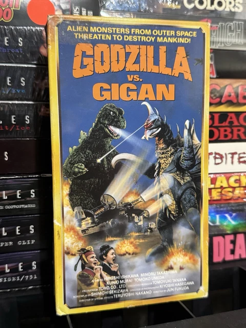 GODZILLA VS. GIGAN (1972) VHS Adventure Kaiju Sci-Fi Alien Invasion £11 ...