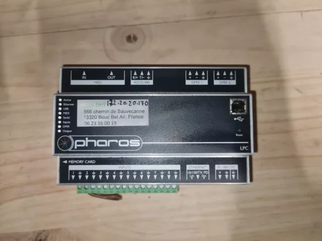 Pharos LPC Lighting Playback Controller Non Testé