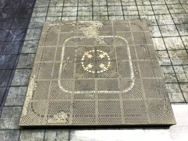 Limited Edition Dwarven Forge Painted Resin Realm of Ancients  6 x 6 Floor Tile