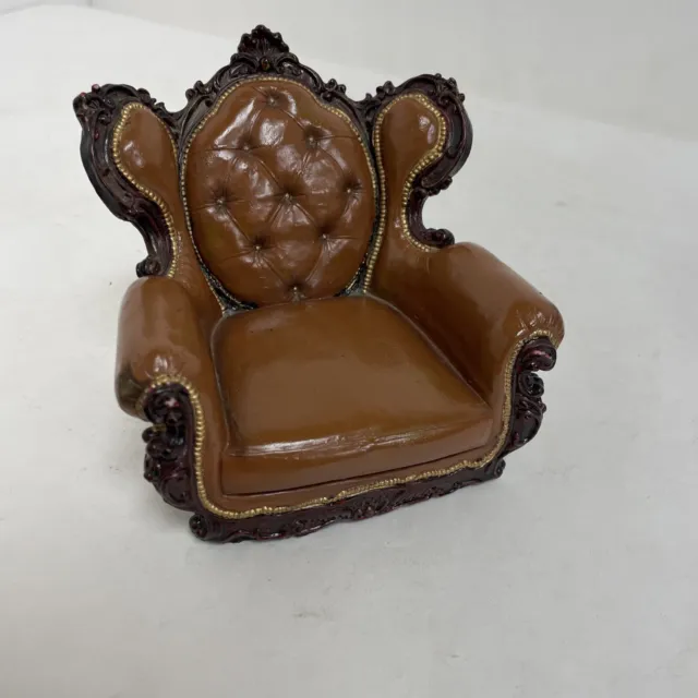 Victorian Style Miniature Resin Armchair  FML 98 Vintage