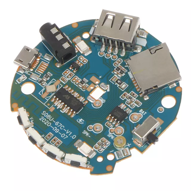 3.7-5V Multifunction Bluetooth Receiver Audio Amplifier Board MP3 Decoder' G SN❤