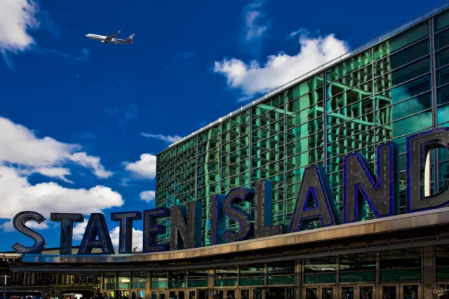 Staten Island Ferry Terminal by Chris Lord Photo Art Print Poster 12x18