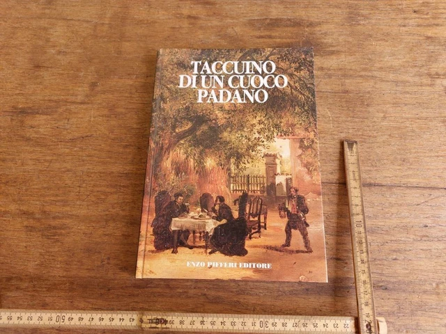 Libro Di Cucina Taccuino Di Un Cuoco Padano 1990 Pifferi Riedizione Libro Antico