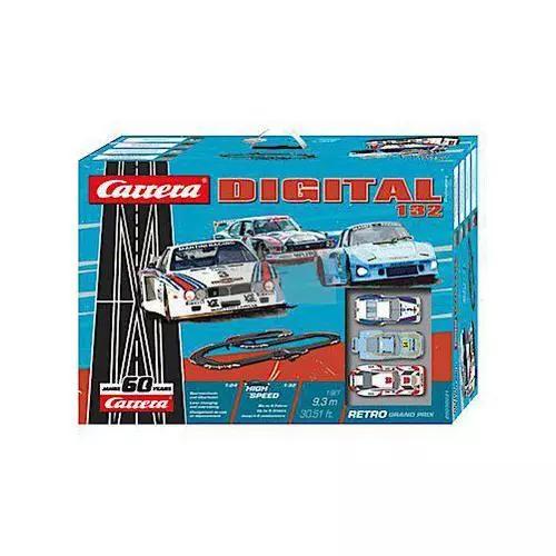 Carrera Digital 132 Retro GP 60th Anniversary 3 Car Full Set 30031