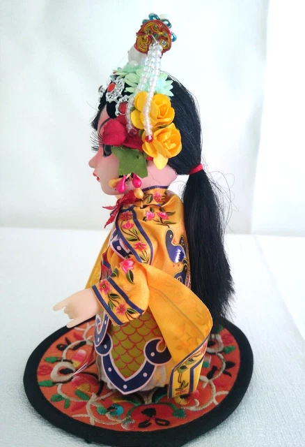 Beijing Opera Traditional Role Silk Doll Chinese Style Decoration Ornaments Gift 3