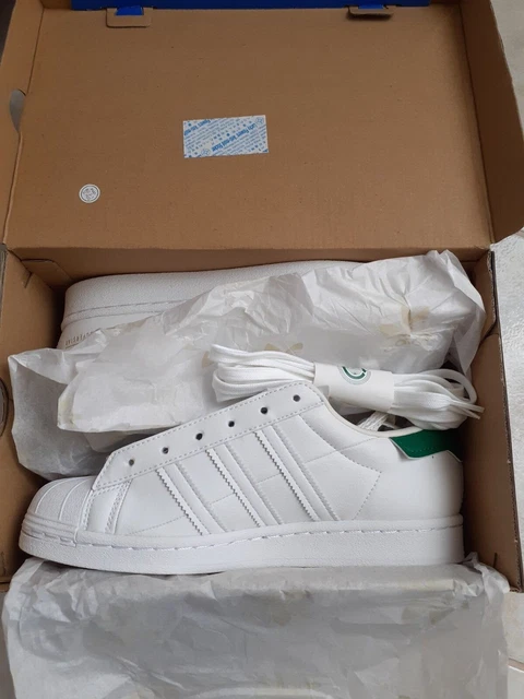 ADIDAS SUPERSTAR POINTURE 39 blanche et verte tat neuf jamais