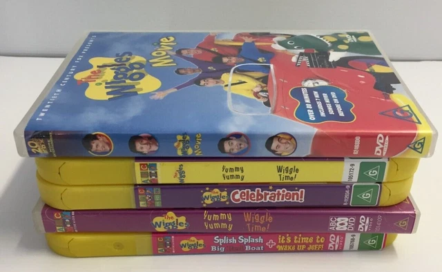 6 X THE Wiggles DVD Bundle Original Cast Including Wiggly Safari Steve ...