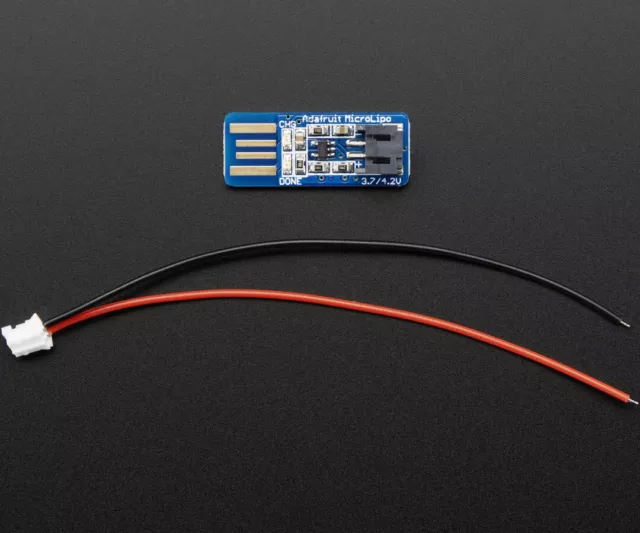 Adafruit Micro Lipo ,USB Liion / Lipoly Charging Module,for Batteries,V1,1304