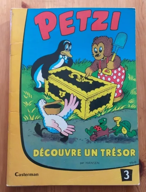 Petzi 3 reed ... découvre un trésor Hansen Casterman Ours