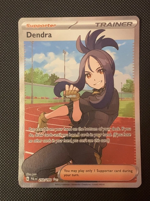 Pokémon Paldea Evolved Dendra Full Art Trainer Ultra Rare 250/193