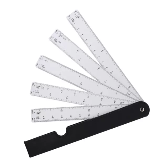Foldable Plastic Architect Engineering Function Scale Clothing Ruler for Office