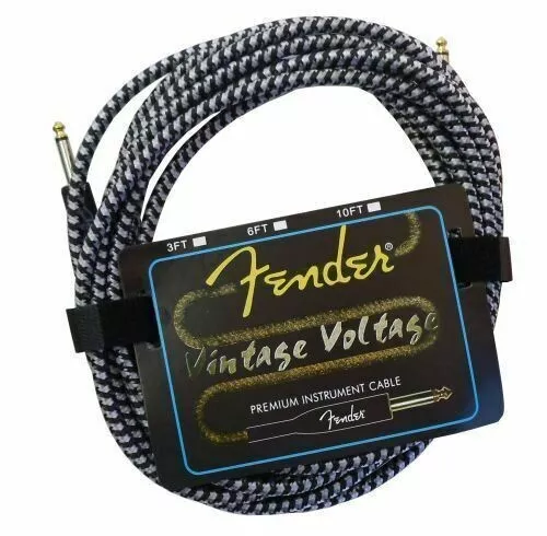 CAVO FENDER JACK MONO per CHITARRA - BASSO - AUDIO - 3M - colori assortiti