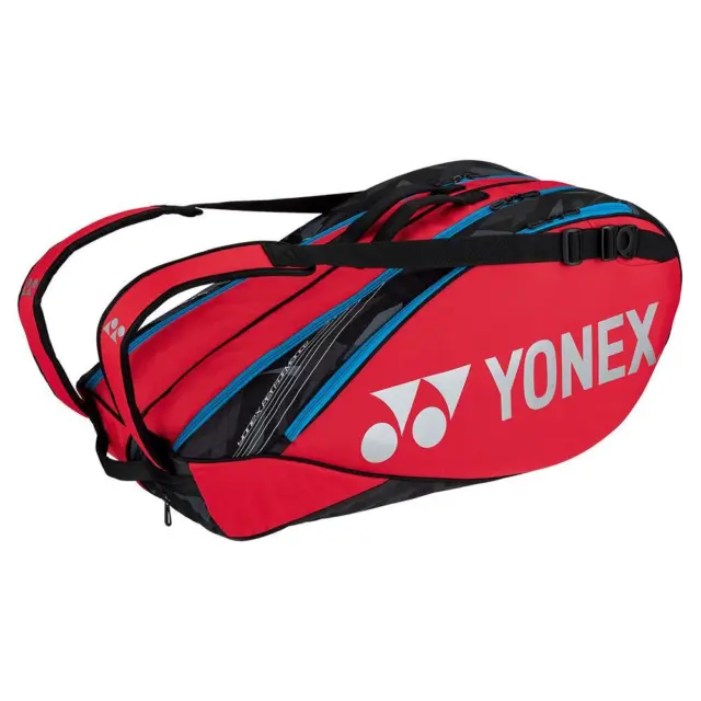 Yonex Pro Racquet Tennis Bag 6 Pack Tango Red