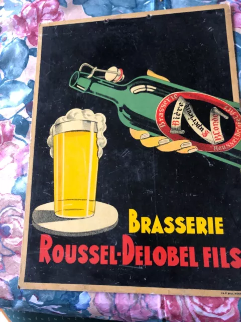 carton brasserie  roussel a houplines