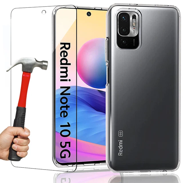 Coque TPU + Verre Trempé Pour Xiaomi Redmi Note 11 10 9 Pro Etc. - Protection Complète Noire - Neuve