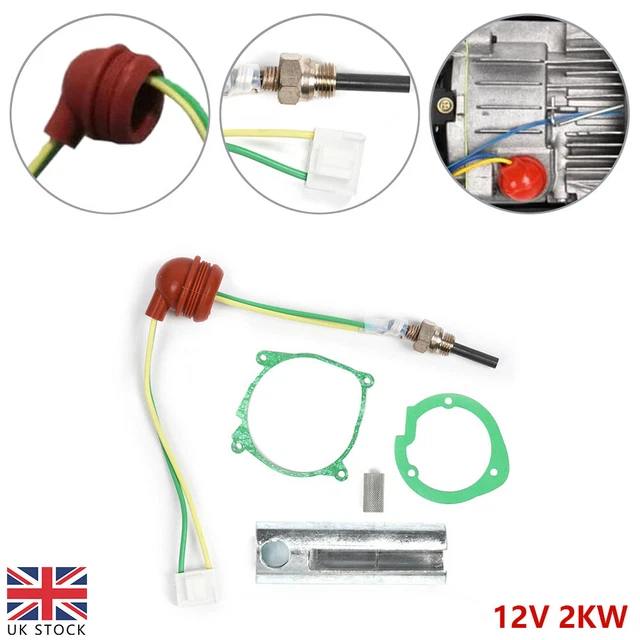 CAR AIR DIESEL Gasket +12V Ceramic Glow Plug For Chinese Air Diesel