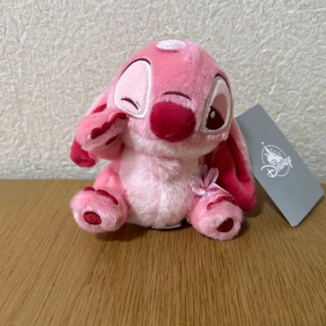 Stitch Plush Keychain SAKURA 2024 Disney Store Japan limited with tag UNUSED