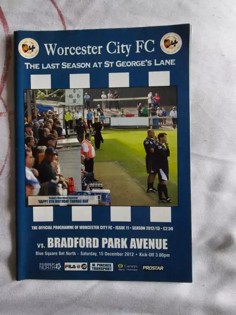 Worcester  City  V  Bradford  Park Avenue  Last Season At The Lane 2012