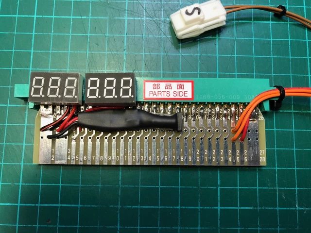 JAMMA ADAPTER NEGATRON+DUAL Voltmeter+Kick Harness Mortal kombat 4 ...