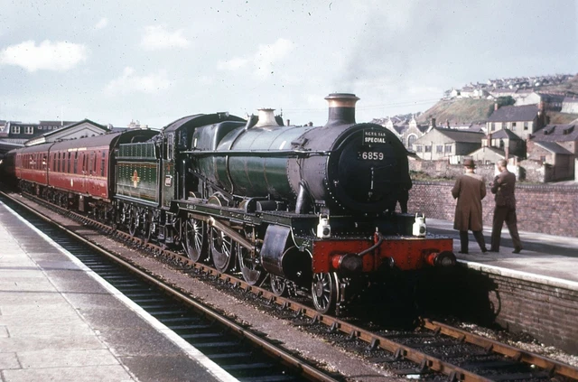 COPY COLOUR SLIDE, Ian Allan 9907, former GWR Grange, 6859 'Yiewsley ...