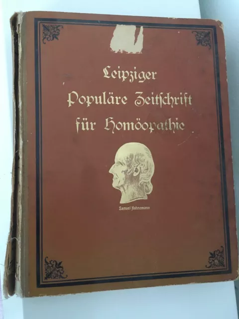 Leipziger Populäre Zeitschrift für Homöopathie, 57.Jahrgang, 1926, 552 Seiten