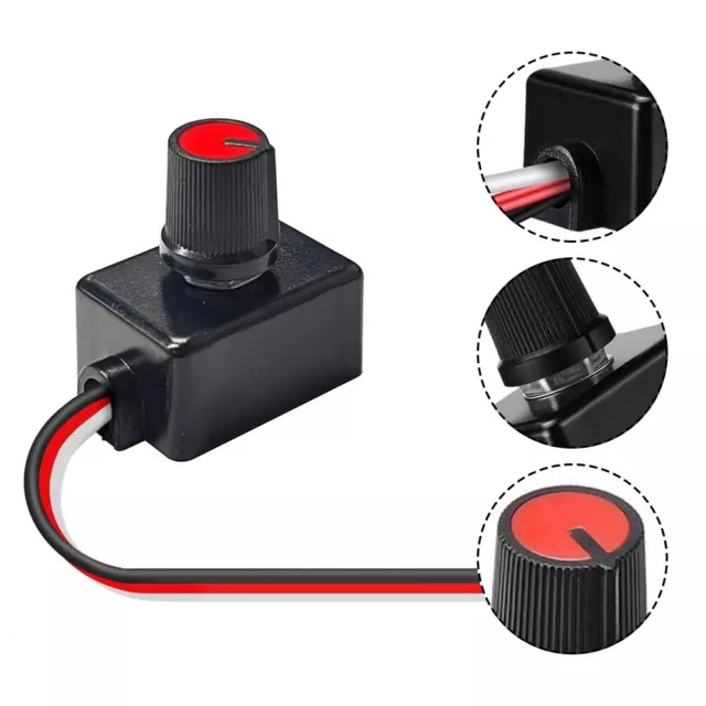 12V24V Dimmer Switch for LED Lights Perfect for RVs For Boats and Trucks