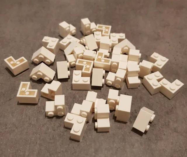 LEGO Brick 2357 White x40 pièces ( LOT 354 )