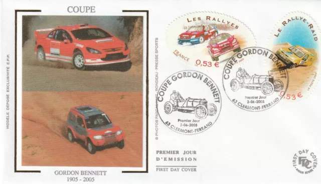 Frankreich 2005 FDC Coupe Gordon Bennett yt 3798 Und 3799