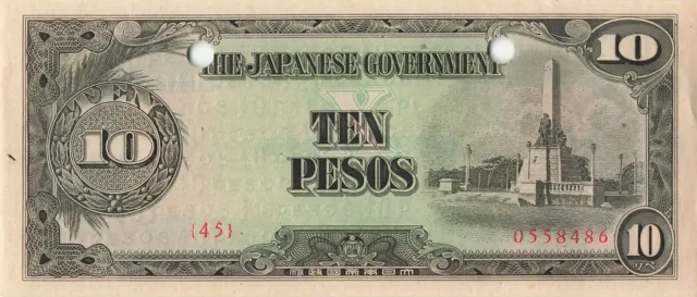 Philippines 10 Pesos 1943 UNC