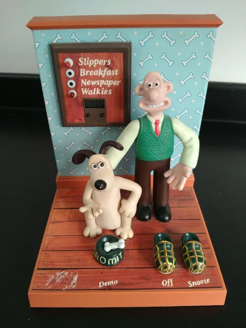 Wallace & Gromit Talking Alarm Clock Wesco 1995