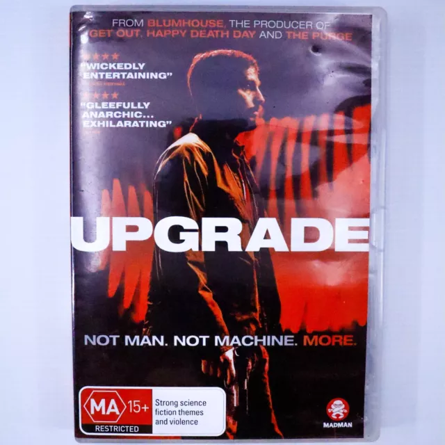 Upgrade (DVD, 2018) Sci-Fi Action Thriller Movie - Logan Marshall-Green - R4