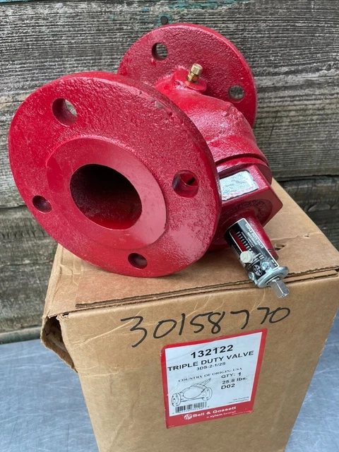 Bell & Gossett 132122 3DS-21/2S Triple-Duty Valve USIP