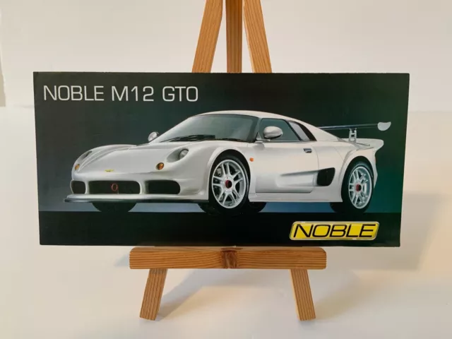 Noble Cars Noble M12 GTO Leaflet - original from late 1990's