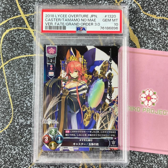 PSA 10 2018 Lycee Overture Japanese FGO 1320 Caster Tamamo No Mae CCG