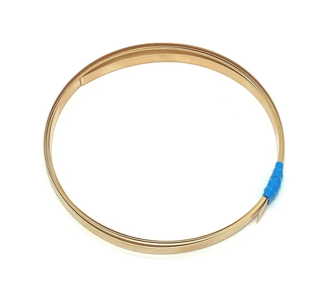 Jewelers Bronze Brass BEZEL Wire Gauges 24 - 28 1/8 or 3/16 Inch Nu-Gold Merlins