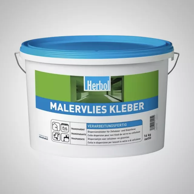 (€2,22*/kg) 16 kg Herbol Malervlies Kleber Vlies Gewebe Kleber #CLICK & COLLECT#