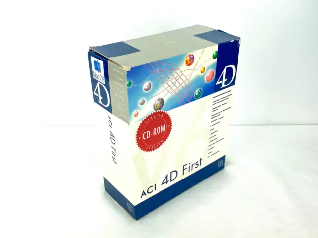 ACI 4D First 4ème Dimension version 6.0.4 pour Apple Macintosh