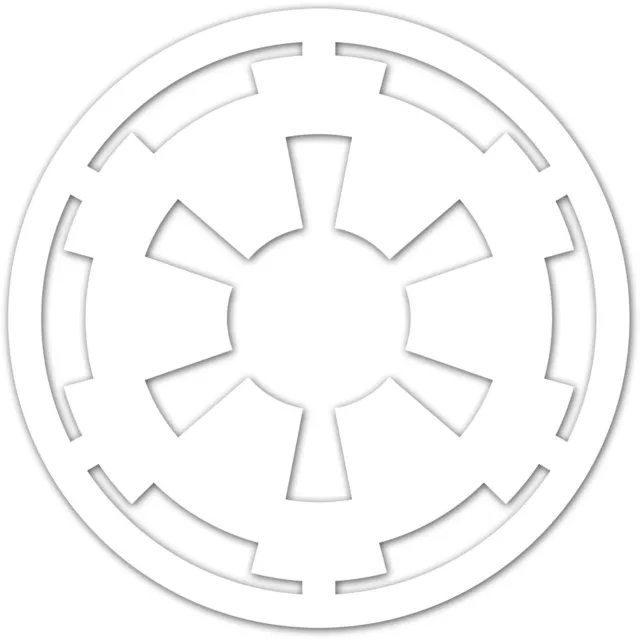 Star Wars Imperial Navy Star Crest Logo 12" Vinyl Decal Sticker Galactic Empire