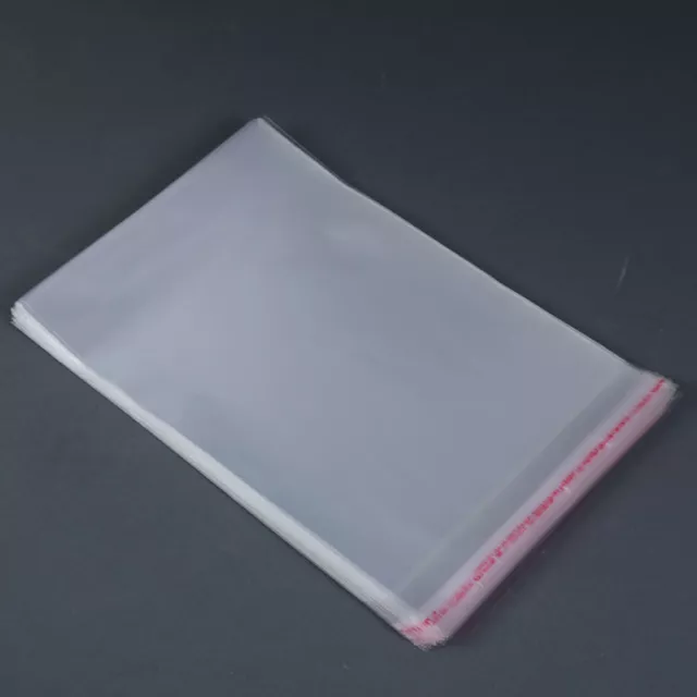 Unsealed Self Adhesive Peel Seal Bags Plastic OPP Clear Cellophane Pack